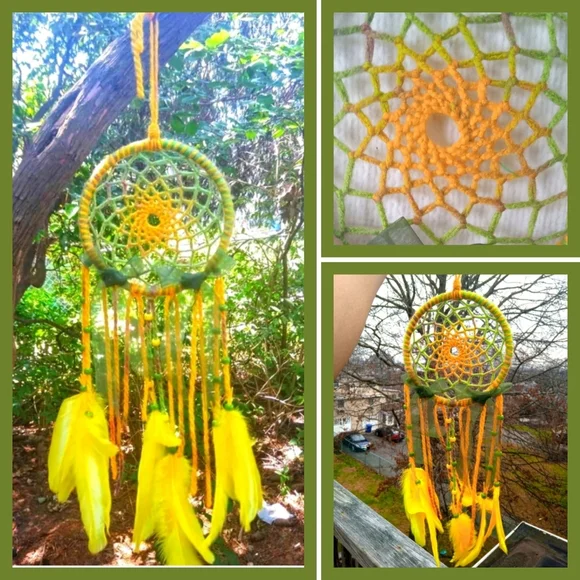 Cida's 💛 handmade dreamcatcher 💚 - Picture 3 of 15